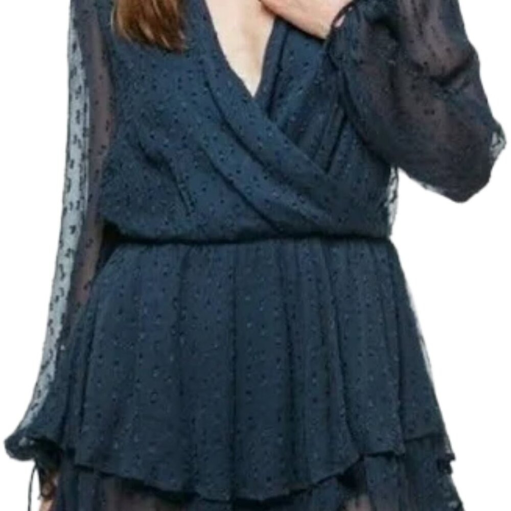 Free People Long Sleeve Dress - Navy - Picture 3 of 3